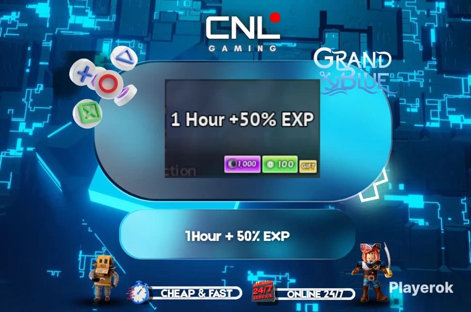 Grand Blue - 1 Hour + 50% EXP [100R]