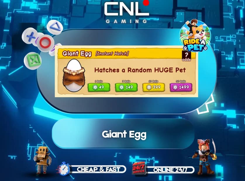 Ride a Pet - Giant Egg [49R]