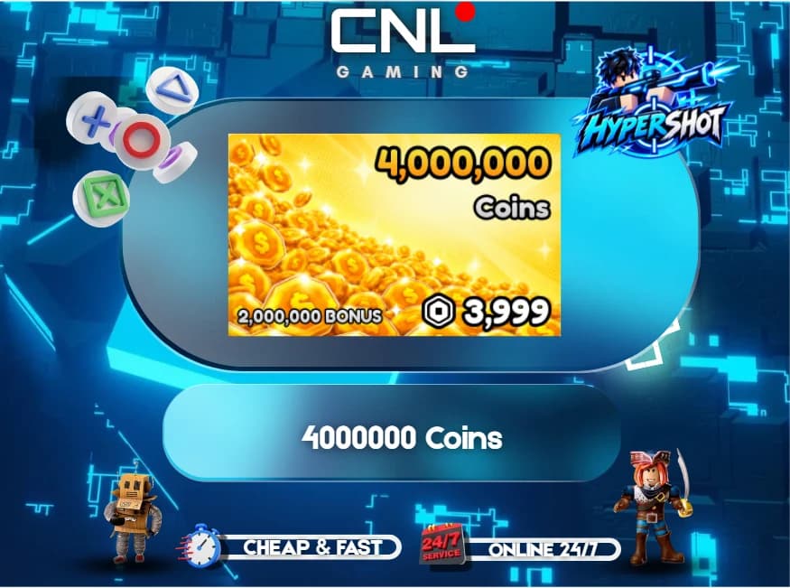Hypershot - 4000000 Coins [3999R]