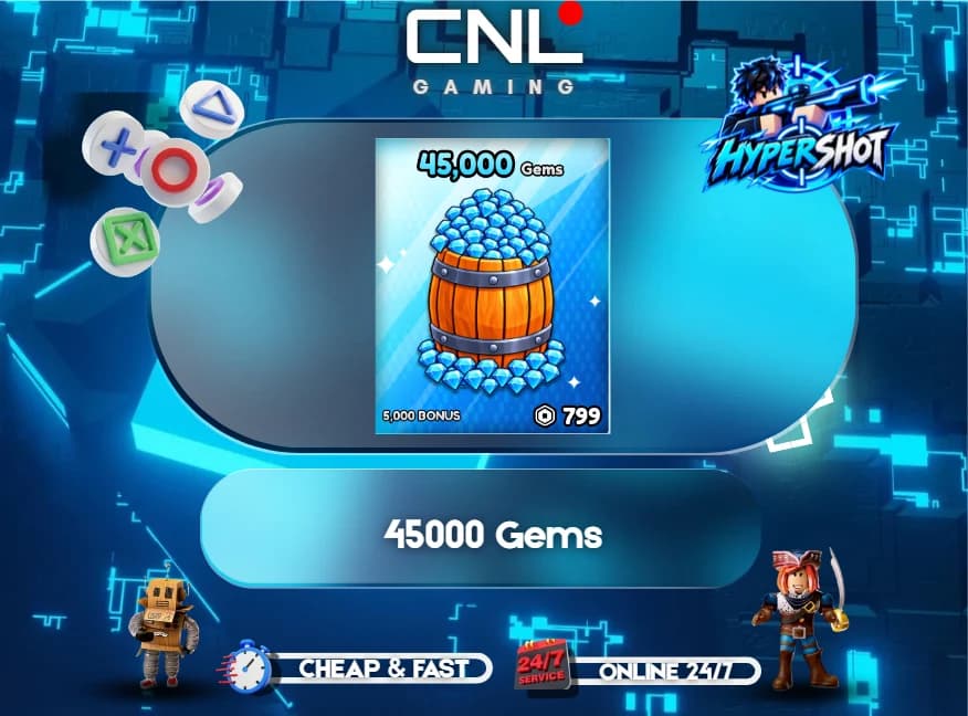 Hypershot - 45000 Gems [799R]