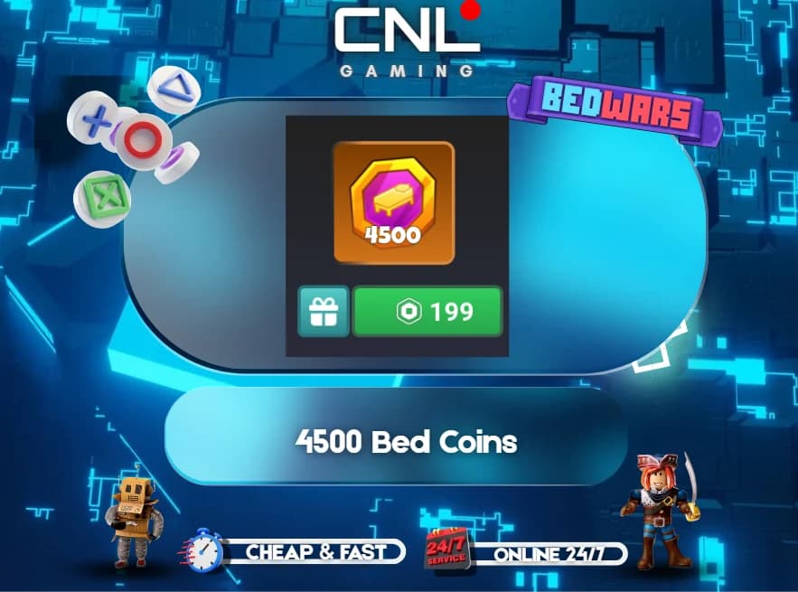 BedWars - 4500 Bed Coins [199R]