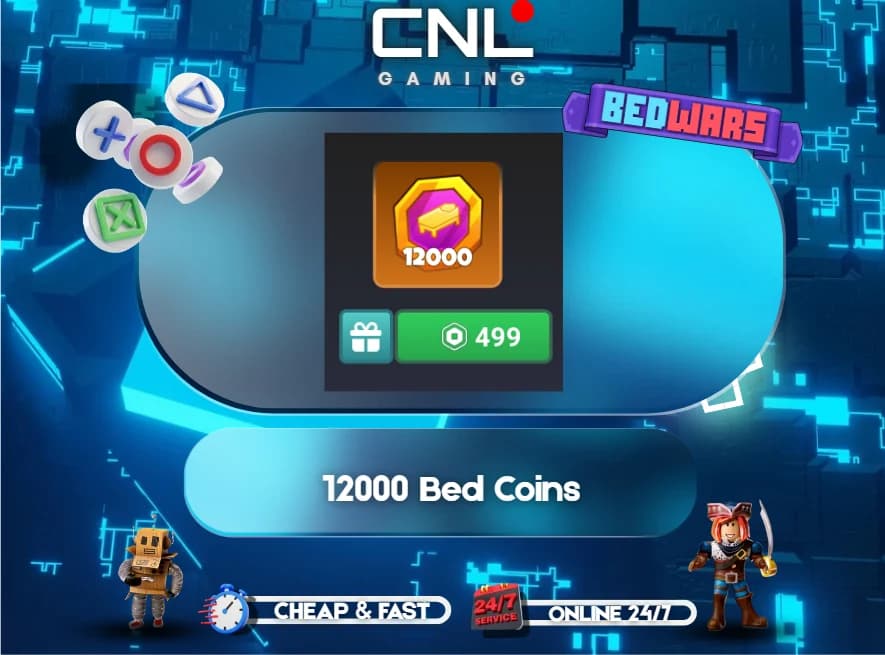 BedWars - 12000 Bed Coins [499R]