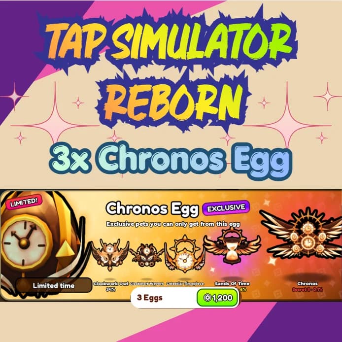 TSR > 3x Chronos Egg  > 1200R