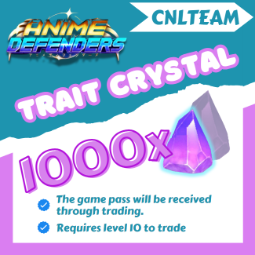 [Anime Defenders] 1000 Trait Crystal