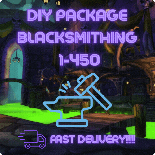 WOW CATA EU Blacksmithing 1-450 Leveling Kit/DIY Package/ More details at descriptions
