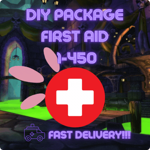 WOW CATA EU First Aid 1-450 Leveling Kit/DIY Package/ More details at descriptions