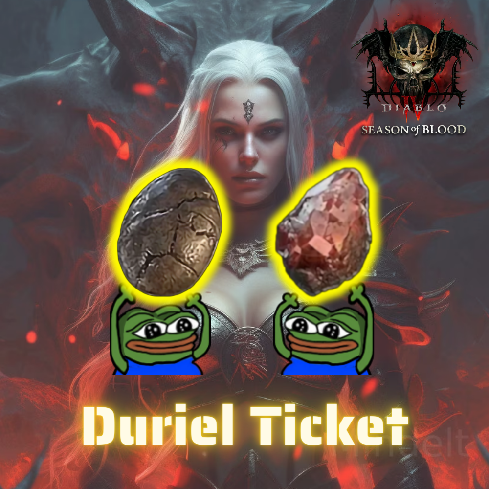 Season 4: LOOT REBORN - Softcore - Duriel Ticket for Summon BOSS Duriel