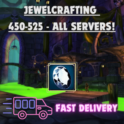 WOW Cataclysm Classic/ Jewelcrafting 450-525 US Leveling Kit/DIY Package/ More details at descriptions