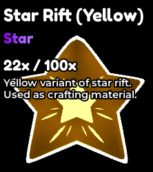 [Anime Defenders] 20 Star Rift (Yellow)